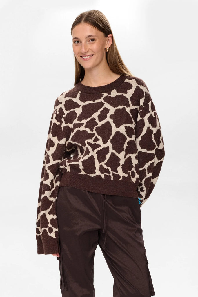 Numph Grif Pullover 5698 Black Coffee