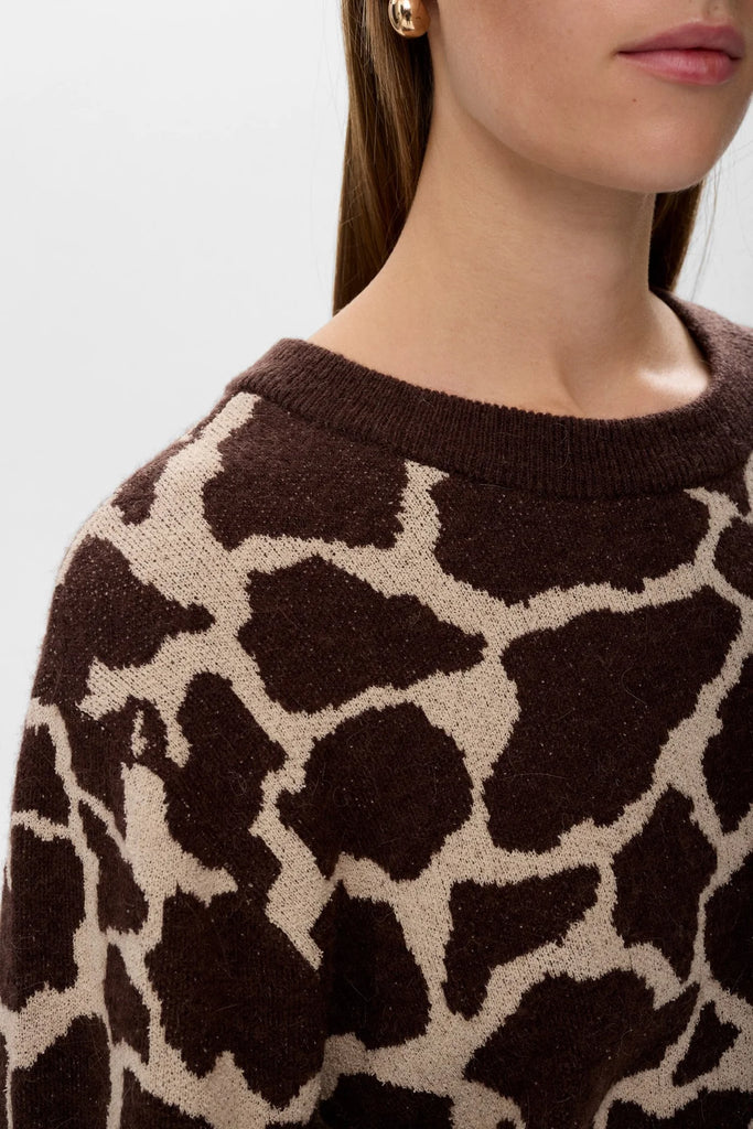 Numph Grif Pullover 5698 Black Coffee