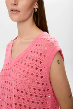 Numph Laya Vest 2696 Pink Lemonade