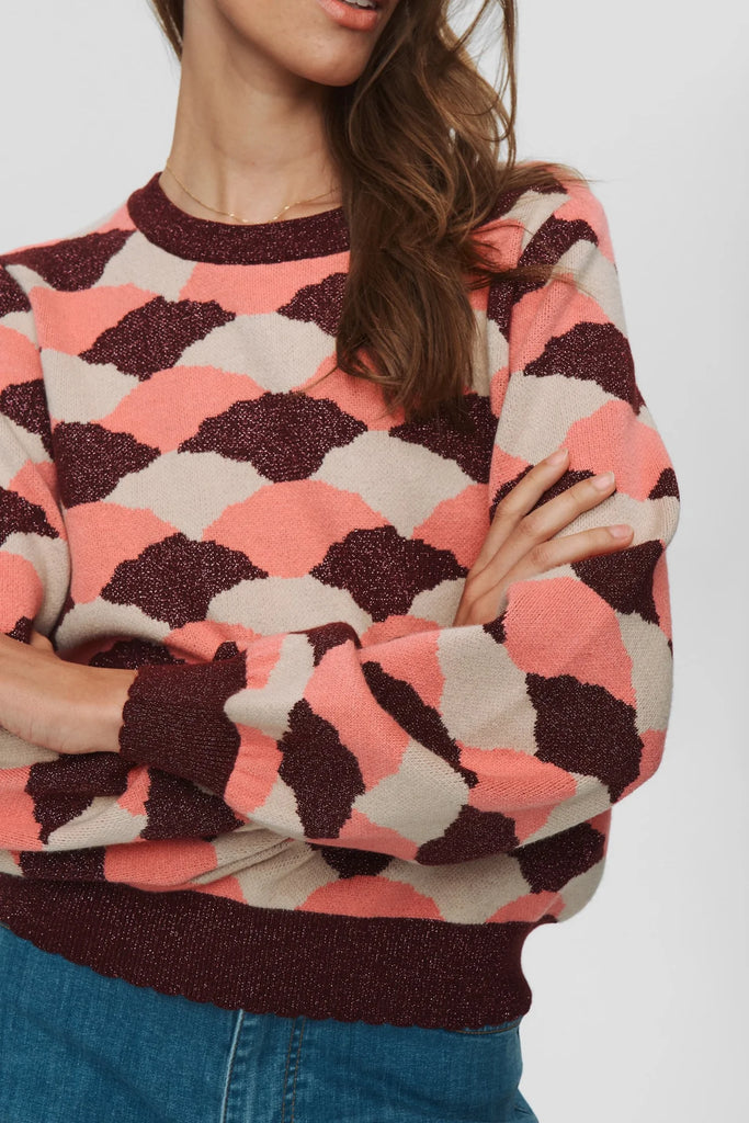 Numph Lila Pullover 2696 Pink Lemonade