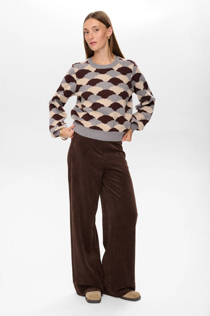 Numph Lila Pullover 5698 Black Coffee
