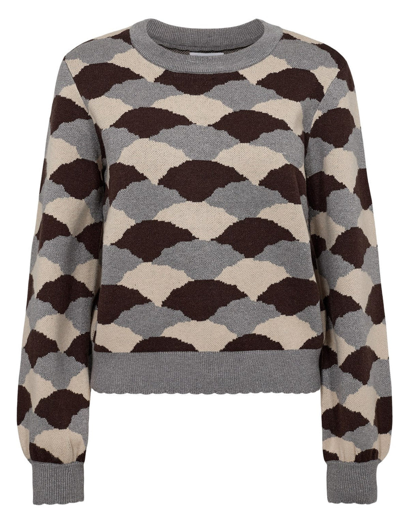 Numph Lila Pullover 5698 Black Coffee