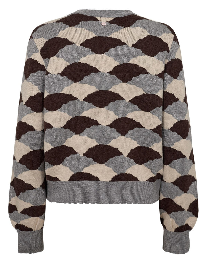 Numph Lila Pullover 5698 Black Coffee