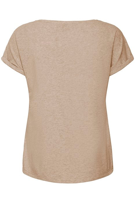 BYoung Pamila T-Shirt- Roasted Cashew Melange