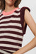 Numph Ciara Riette Stripe Vest 2721 Winetasting