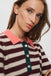 Numph Ciara Riette Strip Pullover 2721 Winetasting