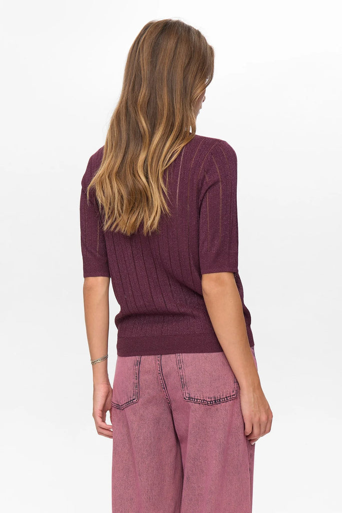 Numph Misja SS Pullover 2721 Winetasting