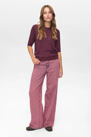 Numph Misja SS Pullover 2721 Winetasting