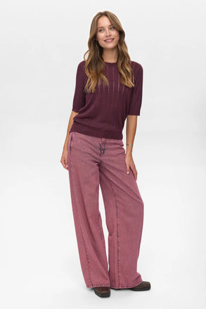 Numph Misja SS Pullover 2721 Winetasting