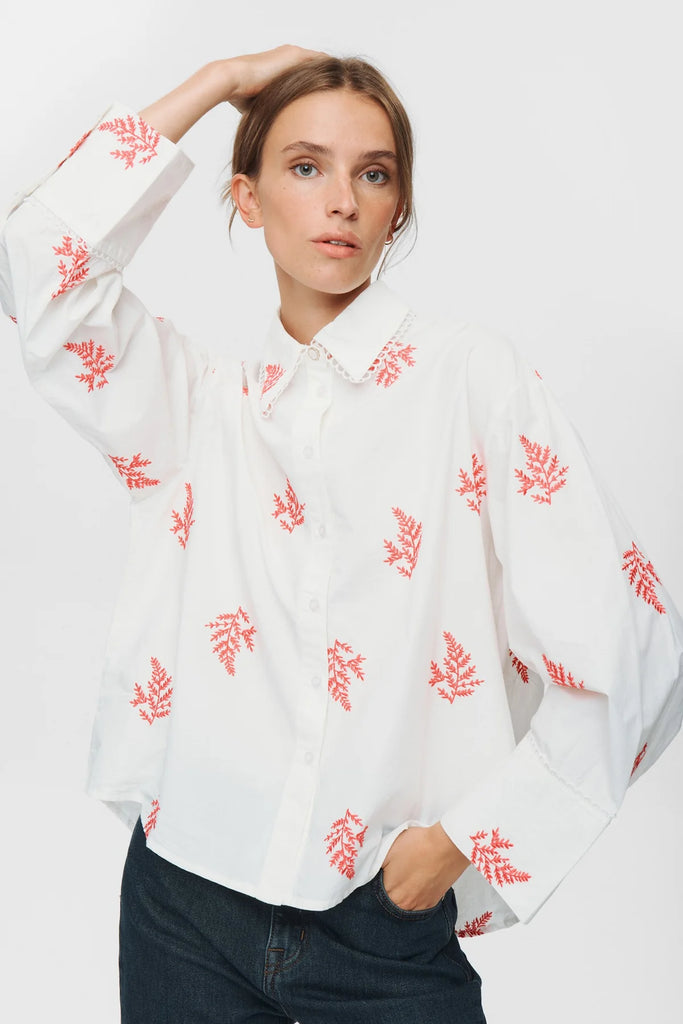Numph Baily Shirt 2696 Pink Lemonade