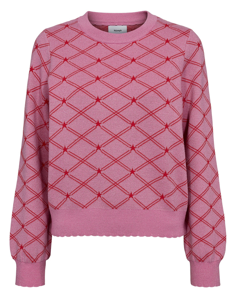 Numph Birry Pullover - Fuchsia Pink