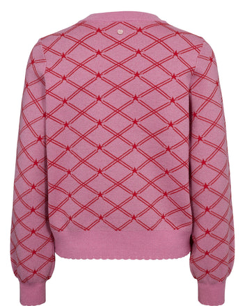 Numph Birry Pullover - Fuchsia Pink