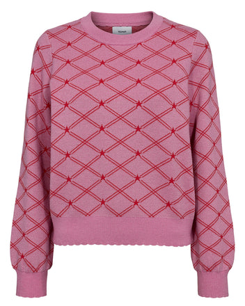 Numph Birry Pullover - Fuchsia Pink