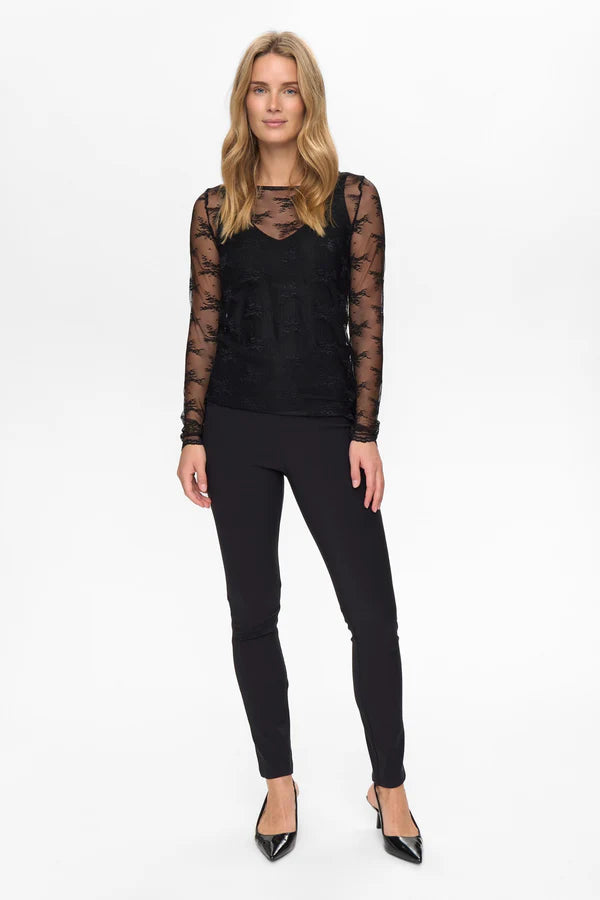 Numph Nunatalia Blouse- Caviar