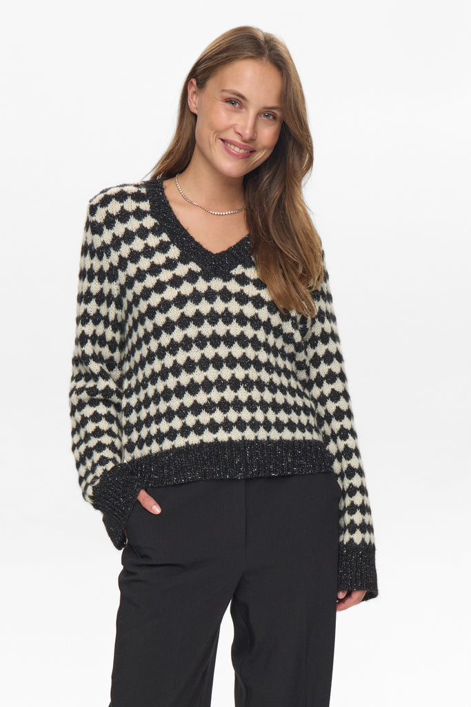 Numph Bila Knit Pullover - Caviar