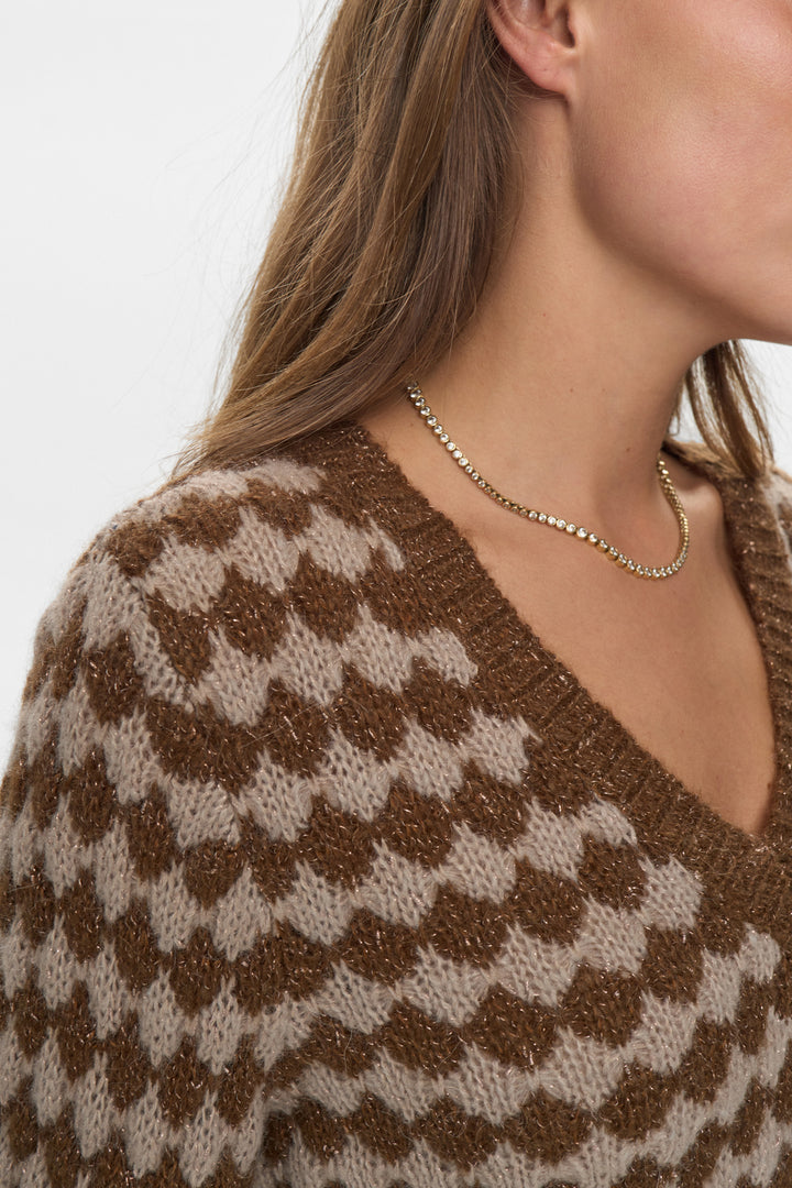 Numph Bila Knit Pullover- Emperador
