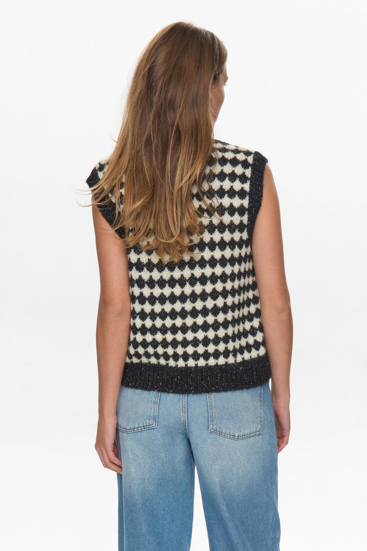 Numph Bila Knit Vest - Caviar