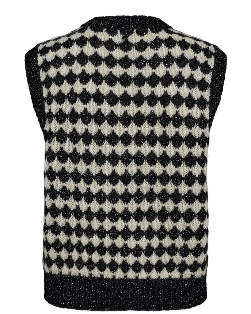 Numph Bila Knit Vest - Caviar