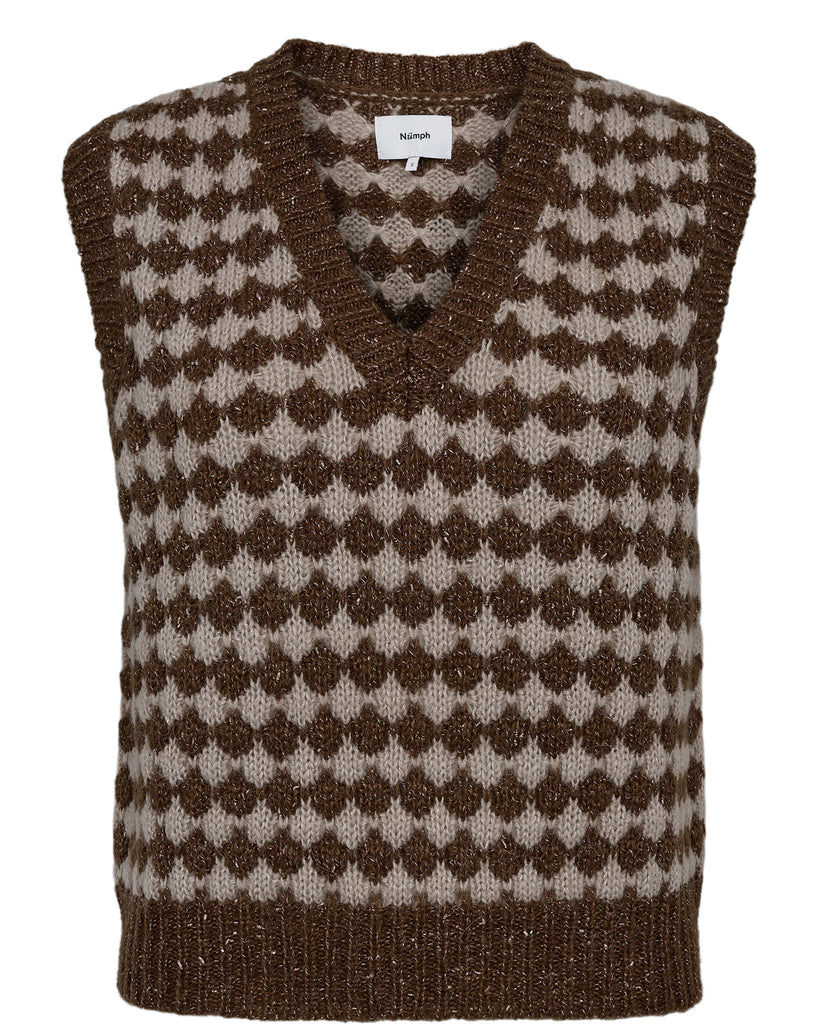 Numph Bila Knit Vest - Emperador