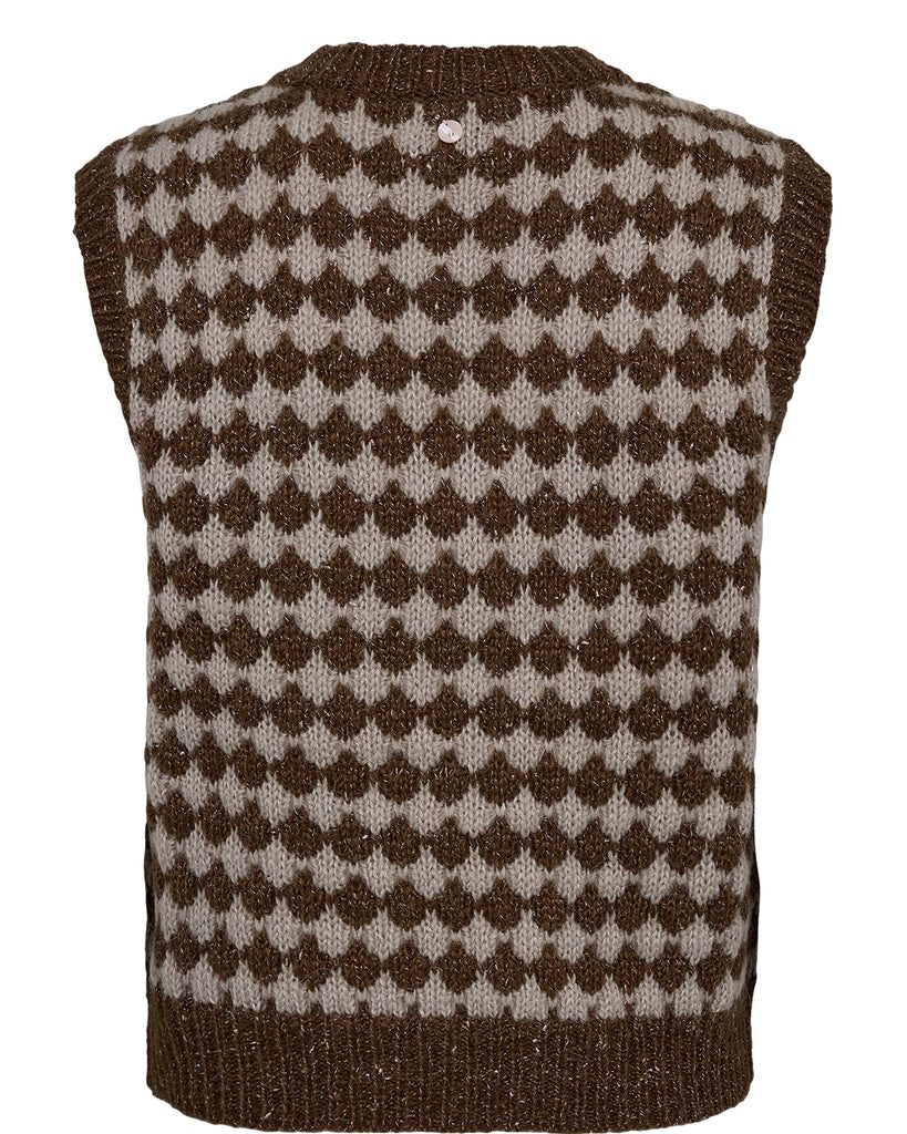 Numph Bila Knit Vest - Emperador