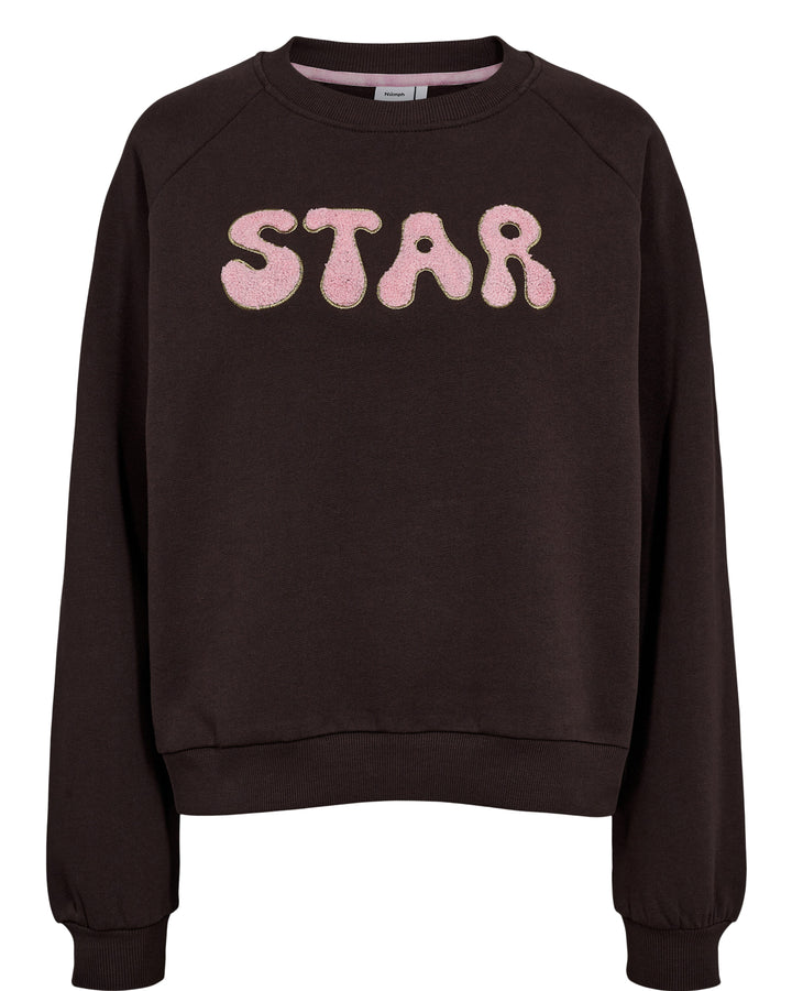 Numph Starlie Sweatshirt - Black Coffee
