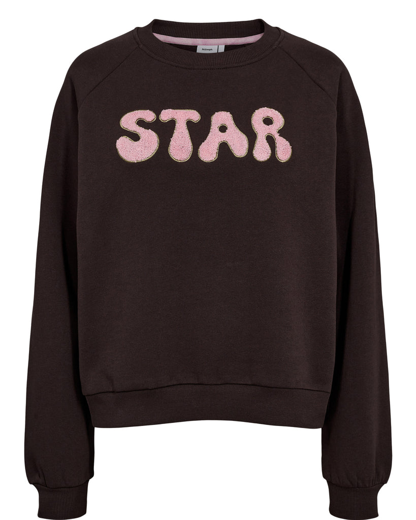 Numph Starlie Sweatshirt - Black Coffee