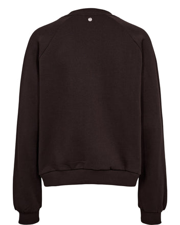 Numph Starlie Sweatshirt - Black Coffee
