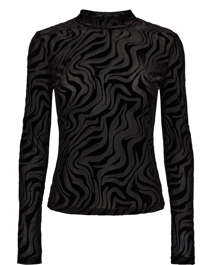 Numph Velva Blouse - Caviar