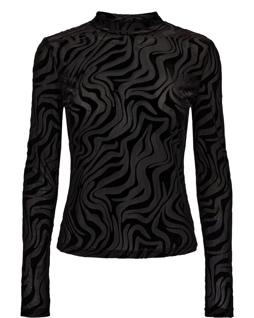 Numph Velva Blouse - Caviar