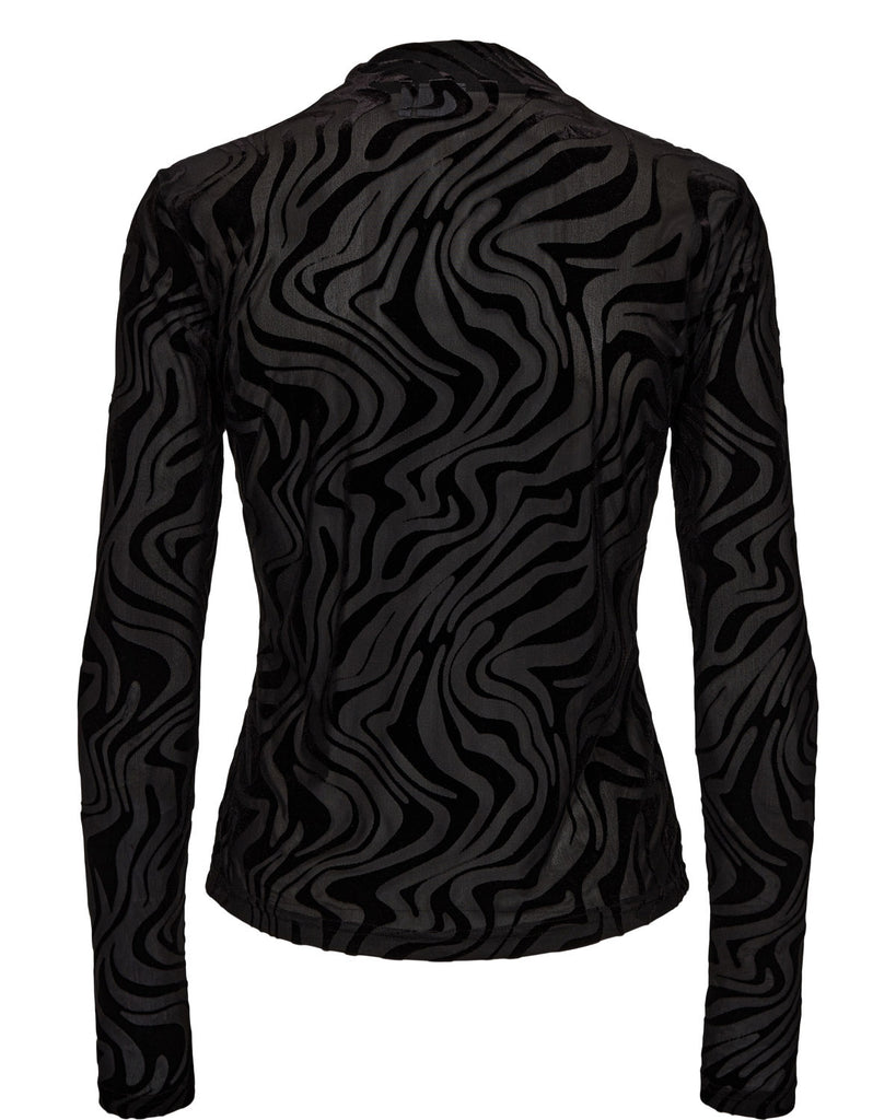 Numph Velva Blouse - Caviar