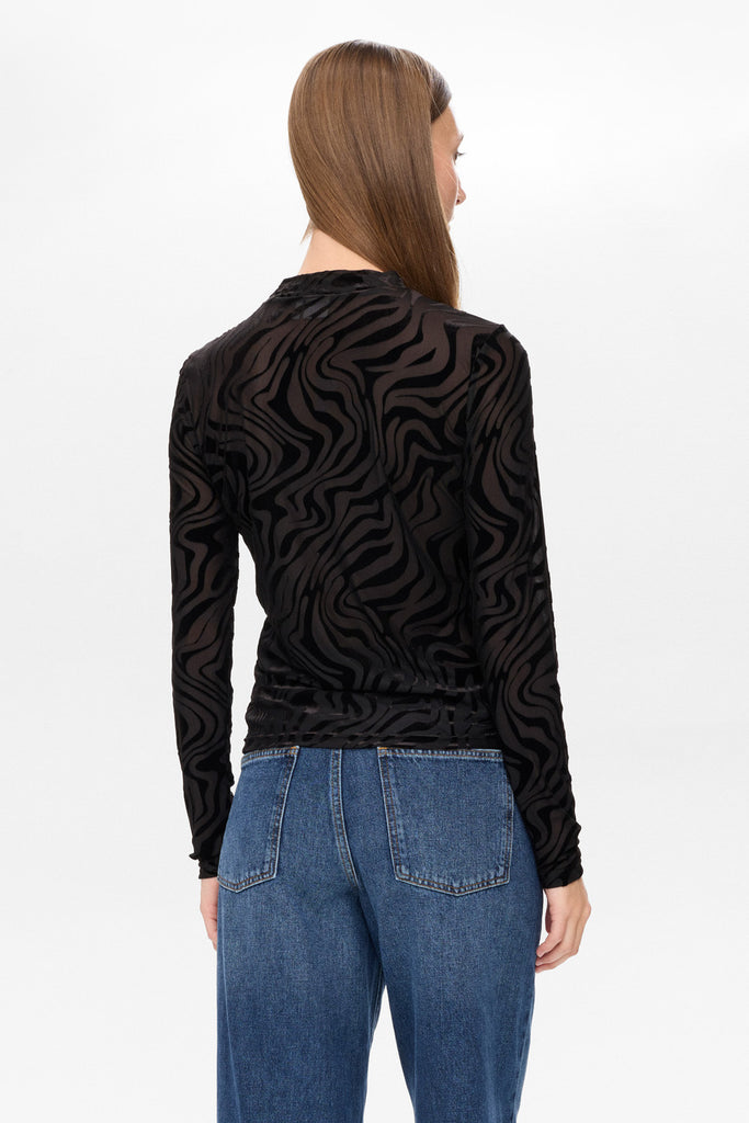 Numph Velva Blouse - Caviar