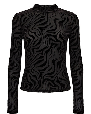 Numph Velva Blouse - Caviar