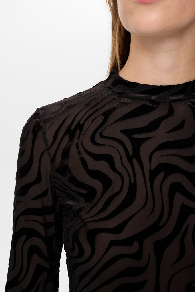Numph Velva Blouse - Caviar