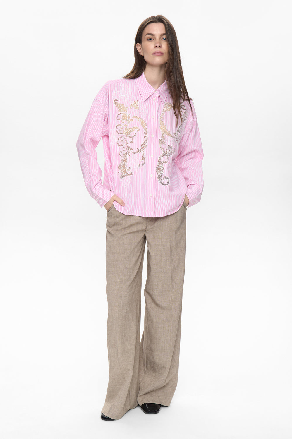 Numph NUVALERIE Shirt- Fuchsia Pink
