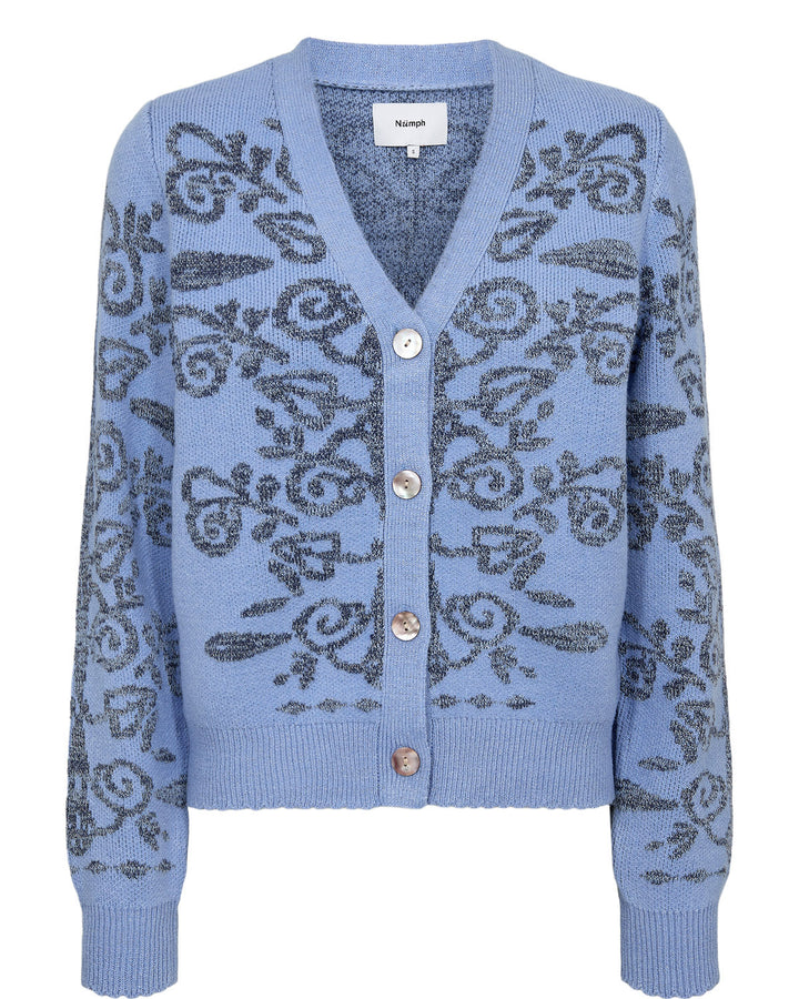 Numph NUSEDIA Cardigan - Hydrangea