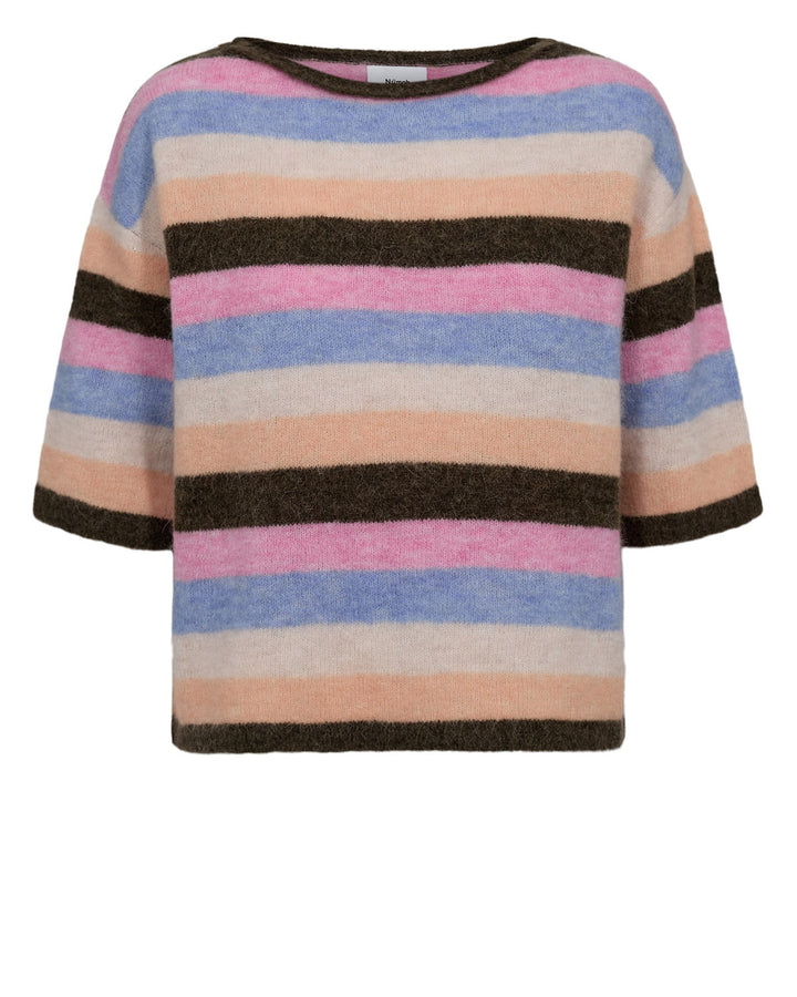 Numph Nuriette Stripy Pullover - Sea Turtle