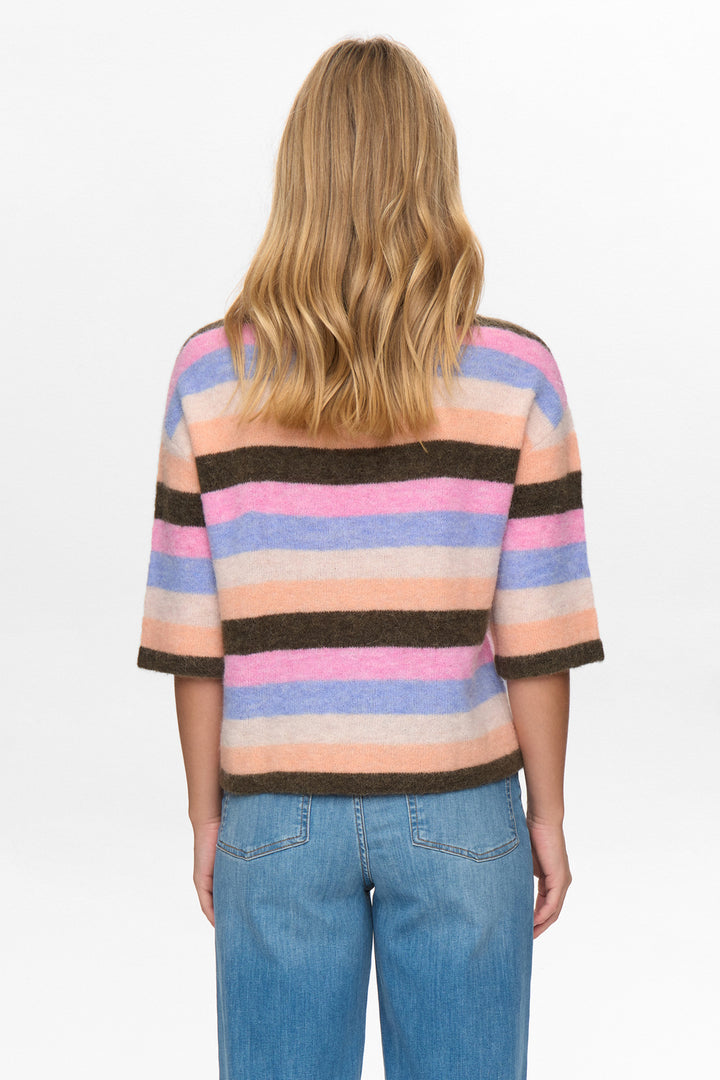 Numph Nuriette Stripy Pullover - Sea Turtle
