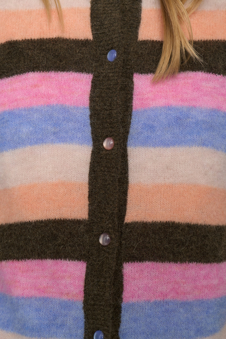 Numph Nuriette Stripy Vest - Sea Turtle