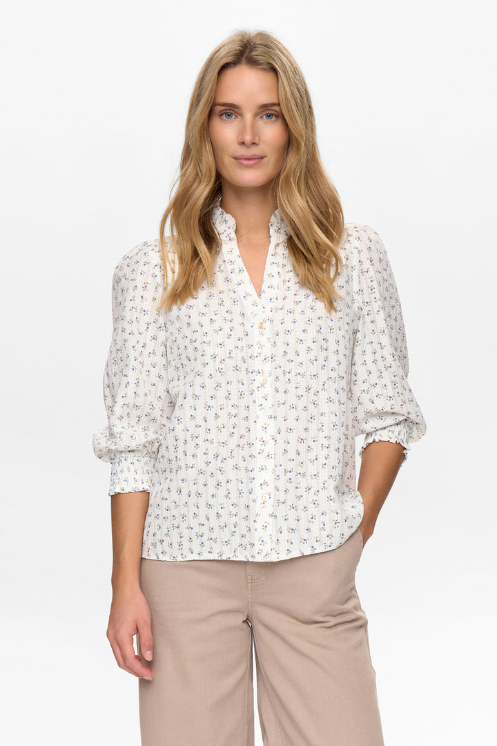 Numph NUFENJA Shirt- Gray Blue