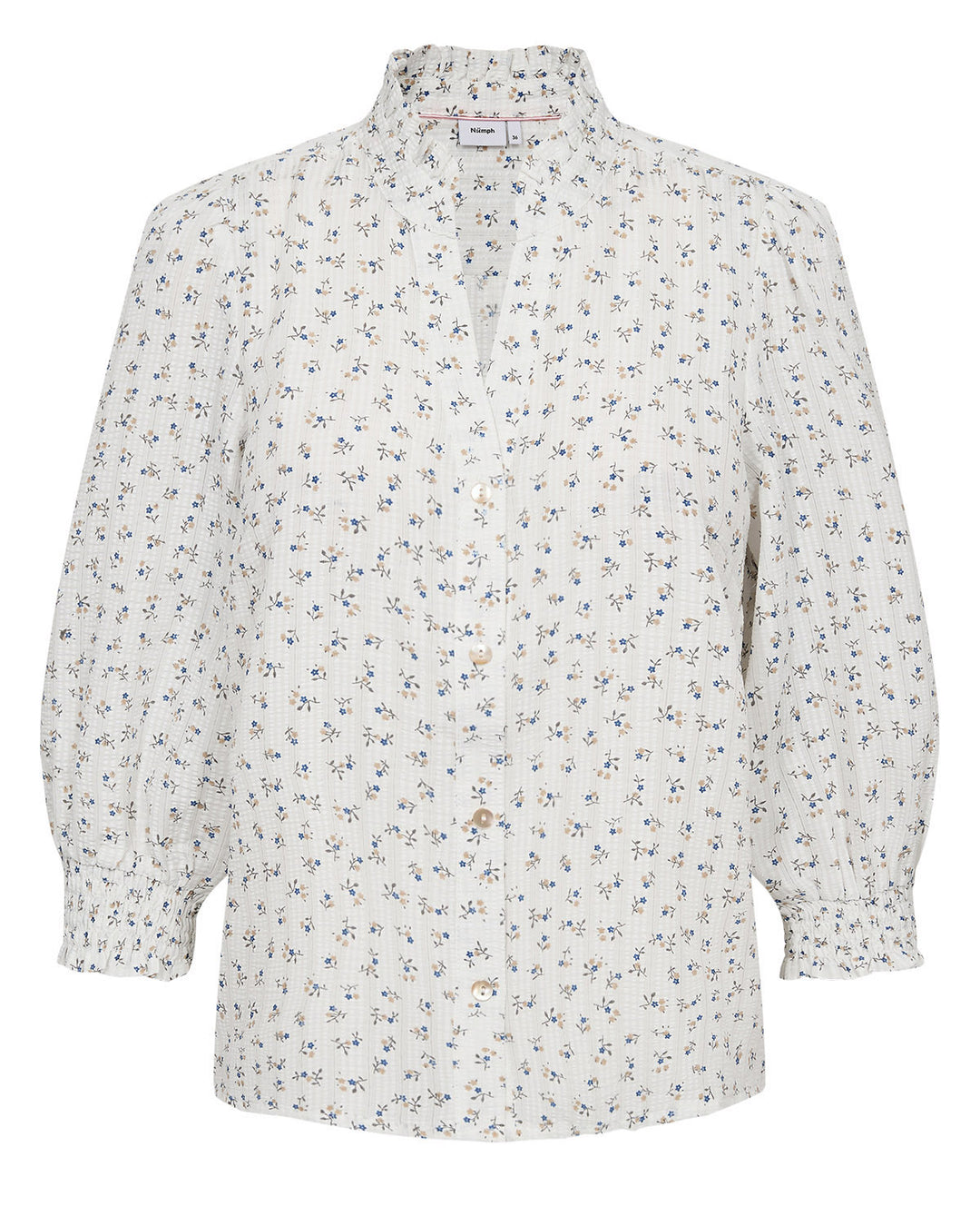 Numph NUFENJA Shirt- Gray Blue
