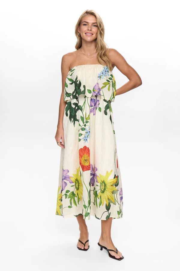 Numph NUBELISA Maxi Dress- Pristine