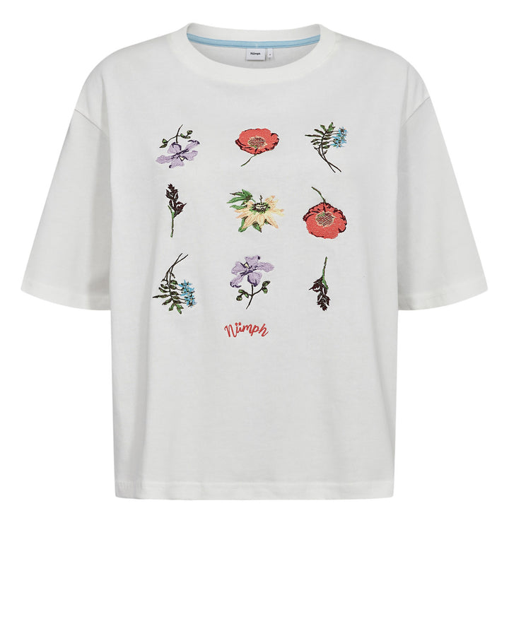 Numph NUBELISA BOXY TEE- Cloud Dancer