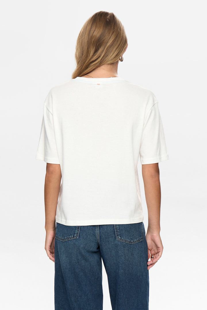 Numph NUBELISA BOXY TEE- Cloud Dancer
