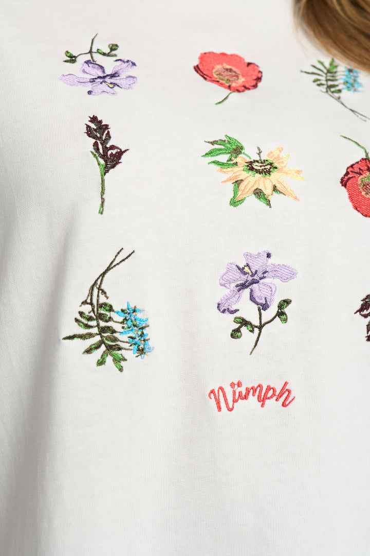 Numph NUBELISA BOXY TEE- Cloud Dancer