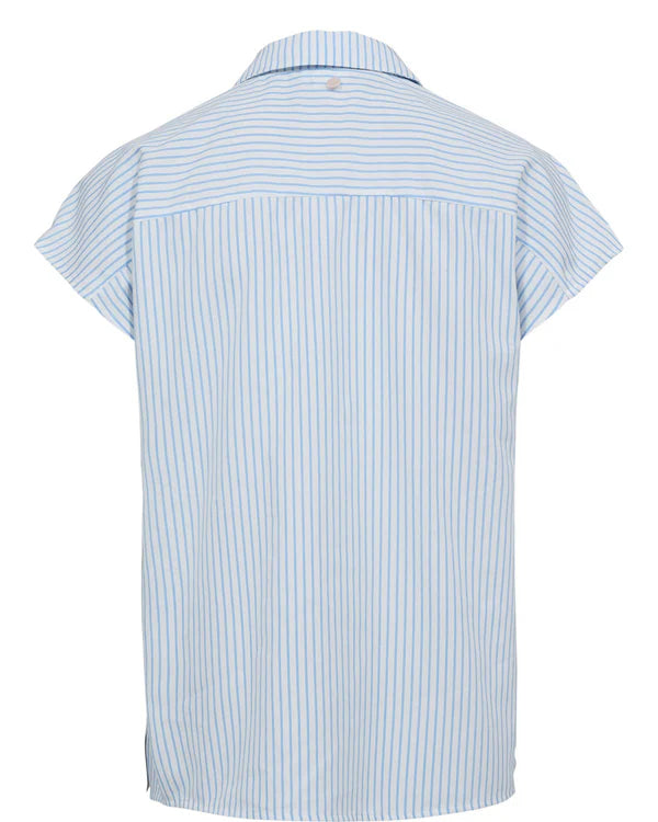 Numph NUASHLEY EMBROIDERY SHIRT - Airy Blue