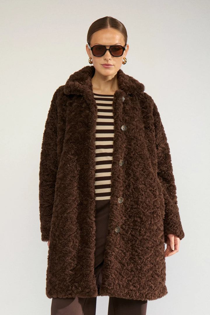 Numph NUFURDA Jacket- Black Coffee