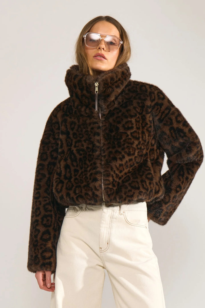 Numph NUDEMI Leopard Print Jacket