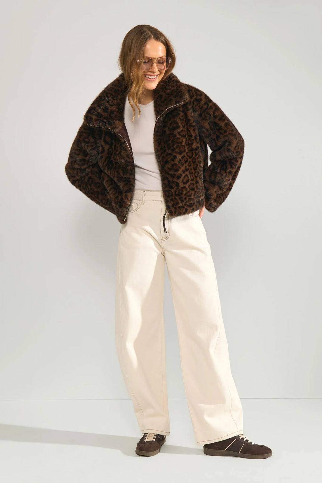 Numph NUDEMI Leopard Print Jacket