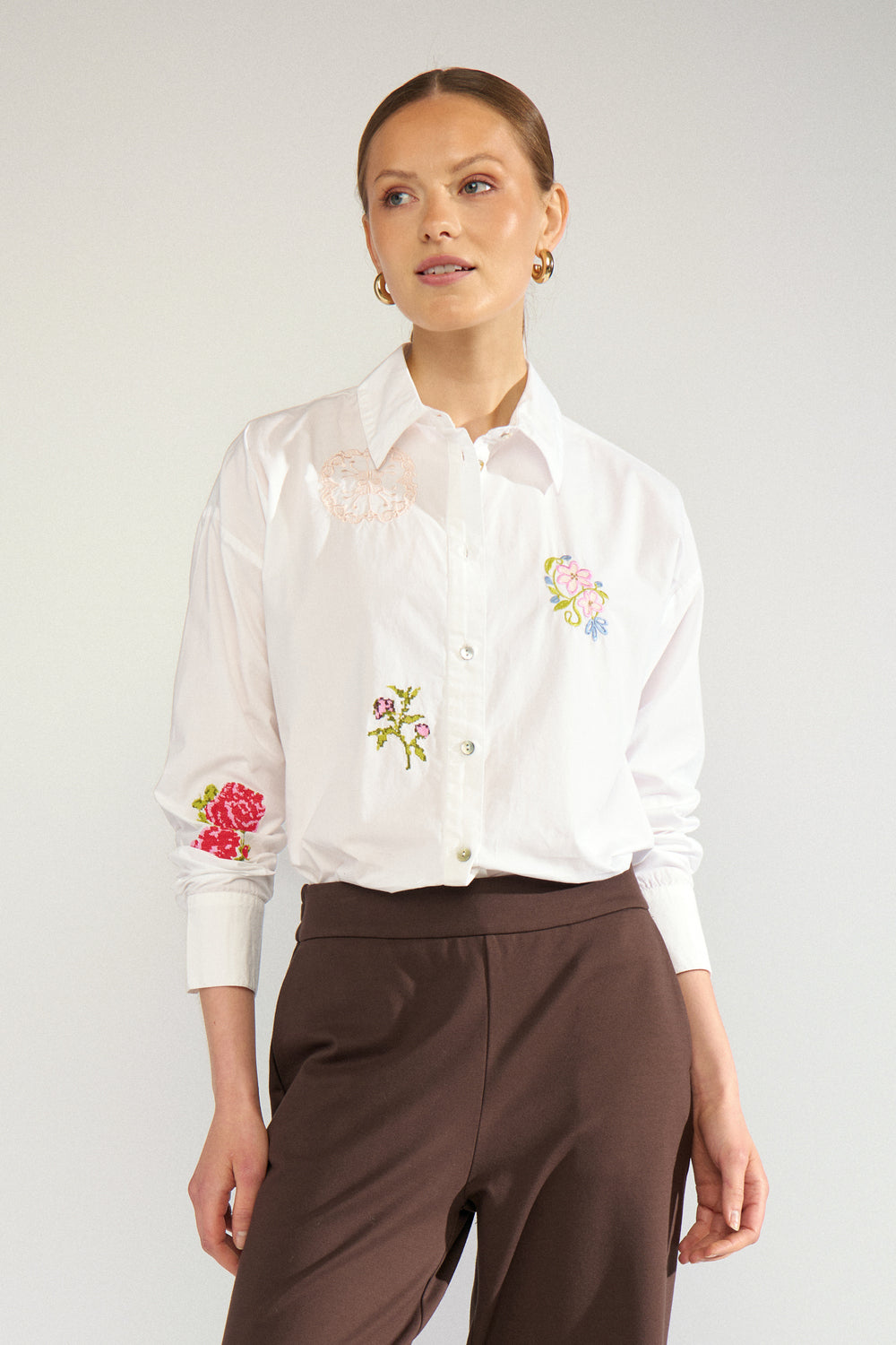Numph Nuhollie Shirt - White