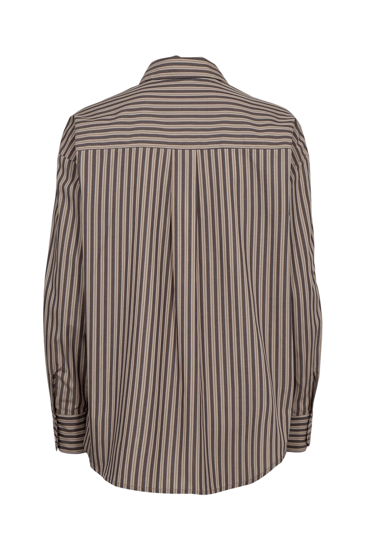 Numph NuKacey Embriodery Shirt - Deep Taupe